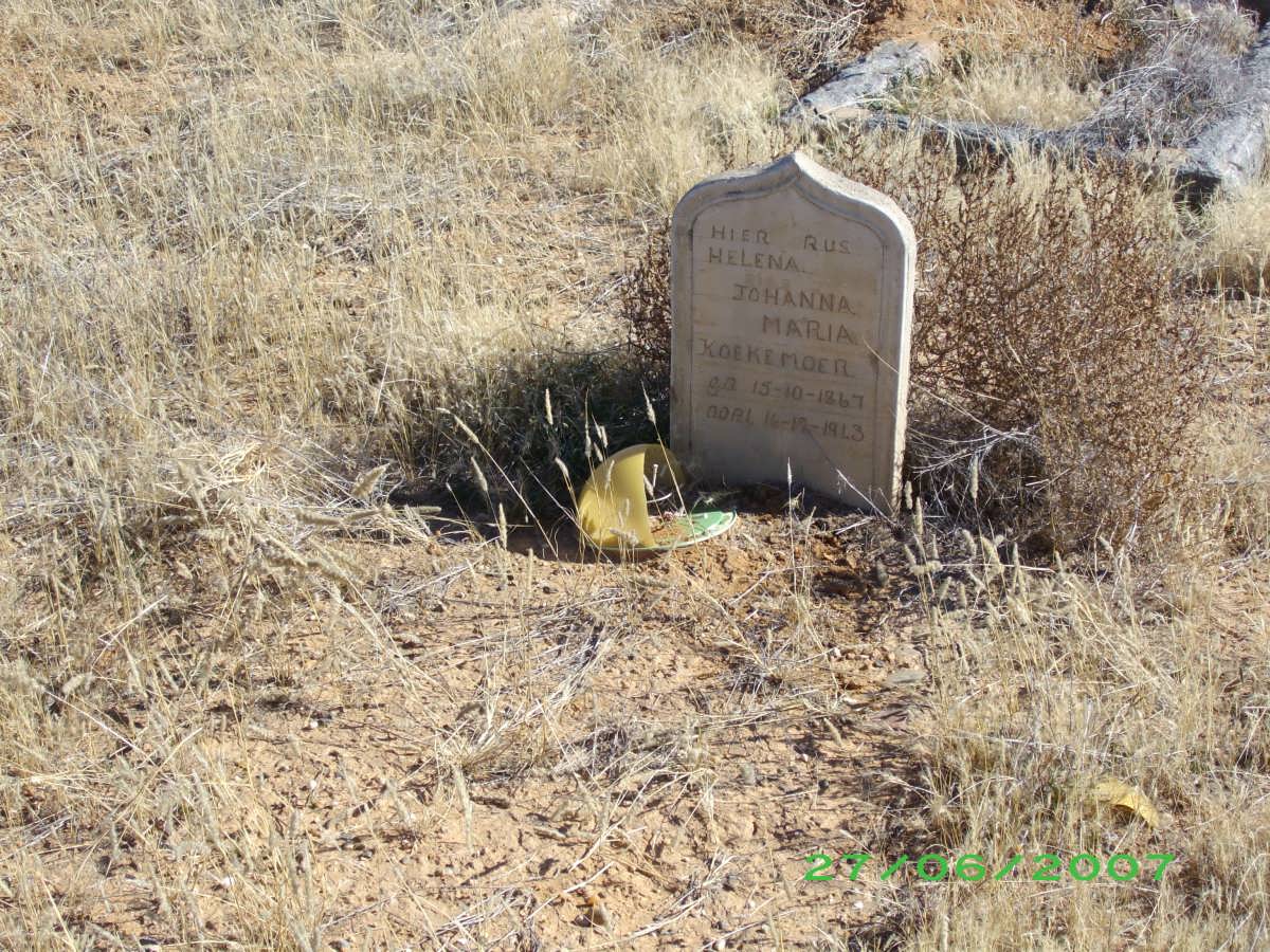 KOEKEMOER Johanna Maria 1867-1943