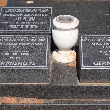 GERMISHUYS Bernardus Hermanus 1930-2008 &amp; Susara Susanna 1930-2017 :: WIID Roelof Erasmus 1954-2011
