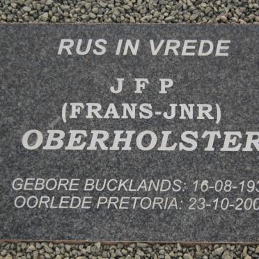 OBERHOLSTER J.F.P. 1936-2005
