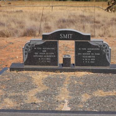 SMIT Eduard Albertus 1903-1987 &amp; Elizabeth 1909-1984