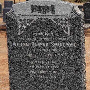 SWANEPOEL Willem Barend 1892-1958 &amp; Anna Susanna BEZUIDENHOUT 1903-1962