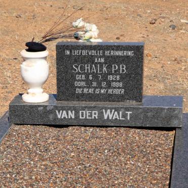 WALT Schalk P.B., van der 1928-1998