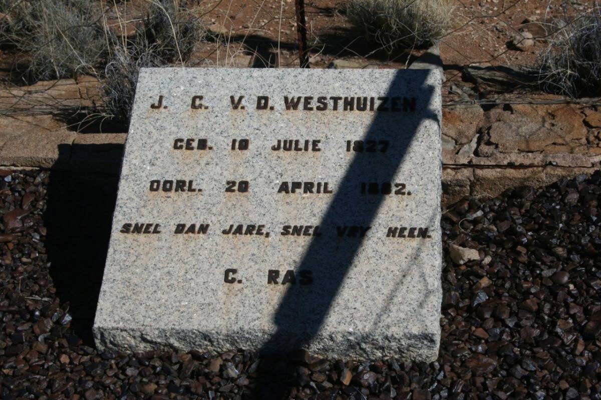 WESTHUIZEN J.G., V.D. 1827-1882