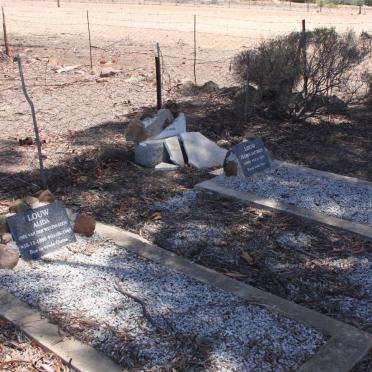 Northern Cape, CALVINIA district, Nieuwoudtville, Klippe Rivier 630_02, Willemsrivier, farm cemetery