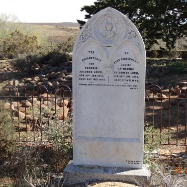 Northern Cape, CALVINIA district, De Hoop 1015, Rooiwal, farm cemetery