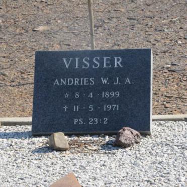 VISSER Andries W.J.A. 1899-1971