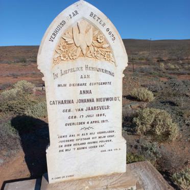 Northern Cape, CALVINIA district, Brandkop, Rondekop 472, farm cemetery