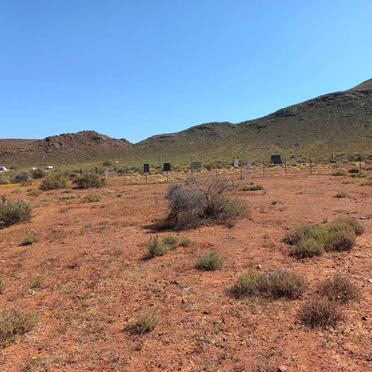 Northern Cape, CALVINIA district, Kareeboomsberg, Kareeboom 485, farm cemetery