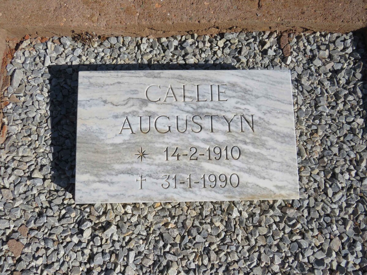 AUGUSTYN Callie 1910-1990