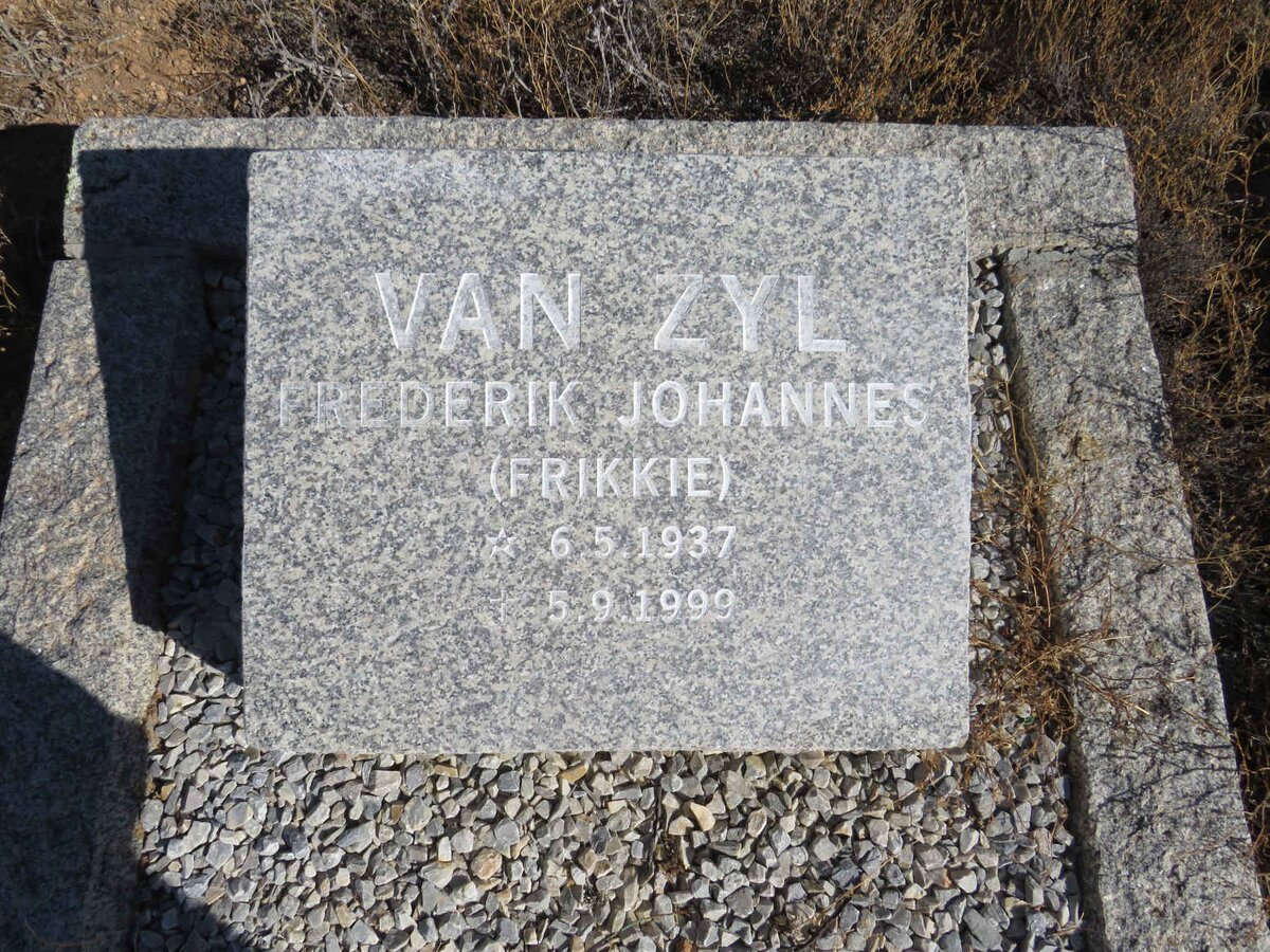ZYL Frederik Johannes, van 1937-1999