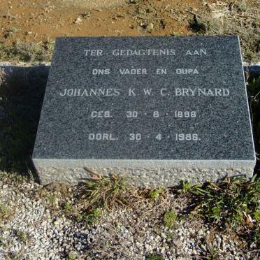 BRYNARD Johannes K.W.C. 1898-1986 &amp; Anna M. DEMPERS 1900-1966