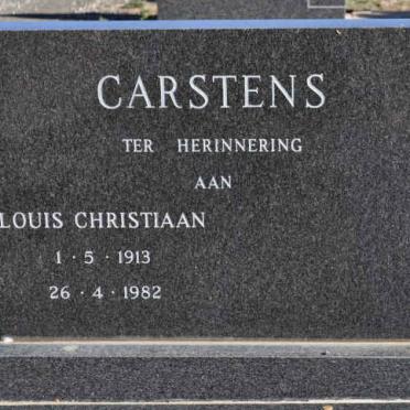 CARSTENS Louis Christiaan 1913-1982
