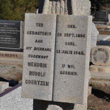 COERTZEN Hendrik Rudolf 1896-1945