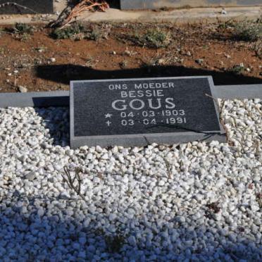 GOUS Bessie 1903-1991