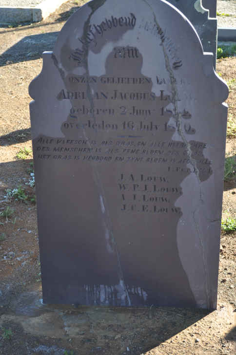 LOUW Adriaan Jacobus 1814-1870