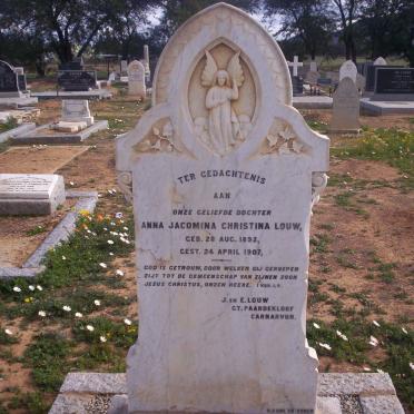 LOUW Anna Jacomina Christina 1892-1907