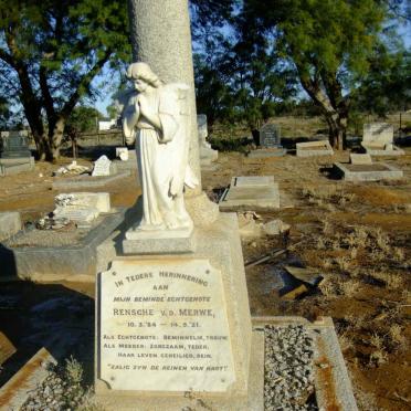 MERWE Rensche, v.d. 1884-1921