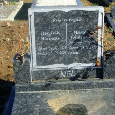 NEL Hendrik Hermias 1929-2008 &amp; Maria Johanna VAN STADEN 1929-
