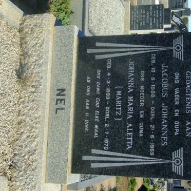 NEL Jacobus Johannes 1888-1969 &amp; Johanna Maria Aletta MARITZ 1893-1970