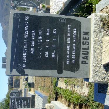 PAULSEN G.J.J. 1909-1974
