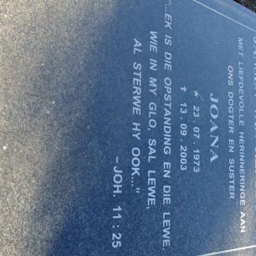 RENSBURG Joana, Jansen van 1973-2003