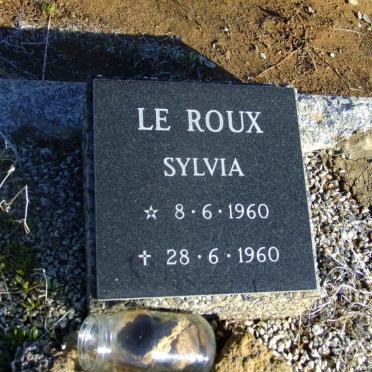 ROUX Sylvia, le 1960-1960