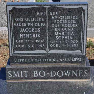 SMIT Jacobus Hendrik 1908-1998 &amp; Martha Sophia 1909-1983