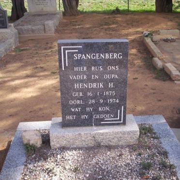 SPANGENBERG Hendrik H. 1875-1974