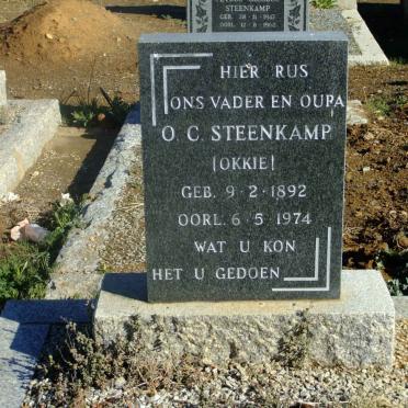 STEENKAMP O.C. 1892-1974