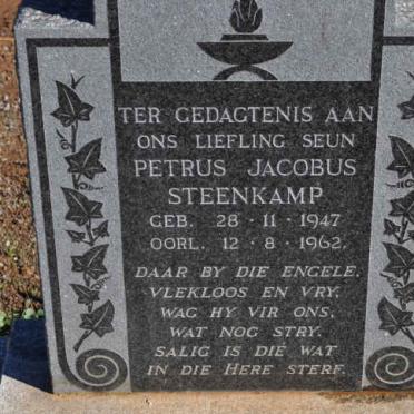 STEENKAMP Petrus Jacobus 1947-1962