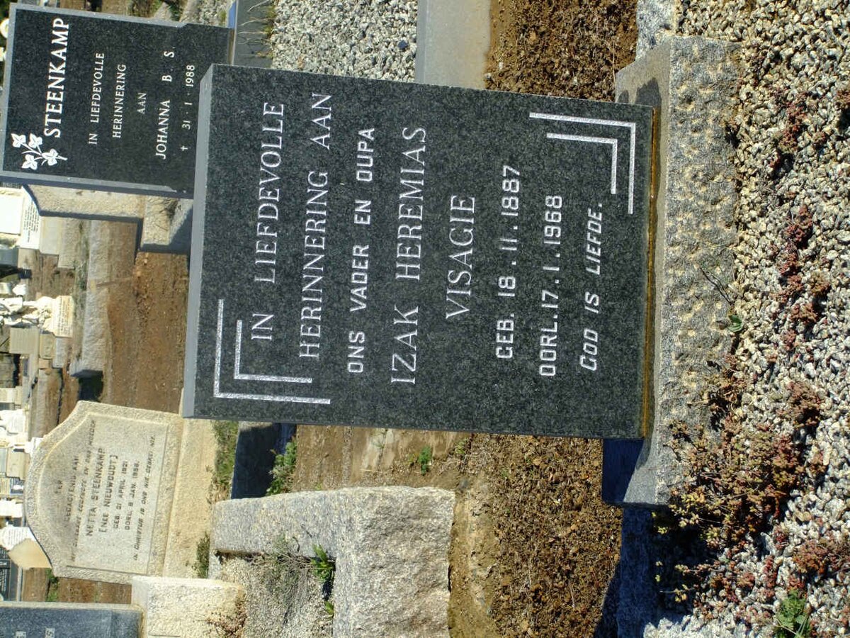 VISAGIE Izak Heremias 1887-1968