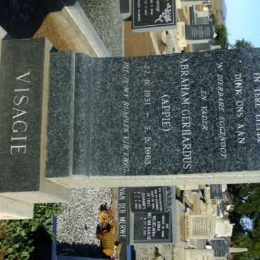 VISAGIE Abraham Gerhardus 1931-1963