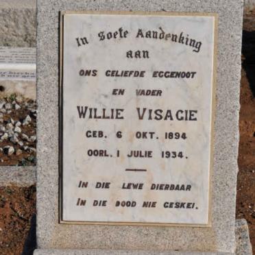 VISAGIE Willie 1894-1934