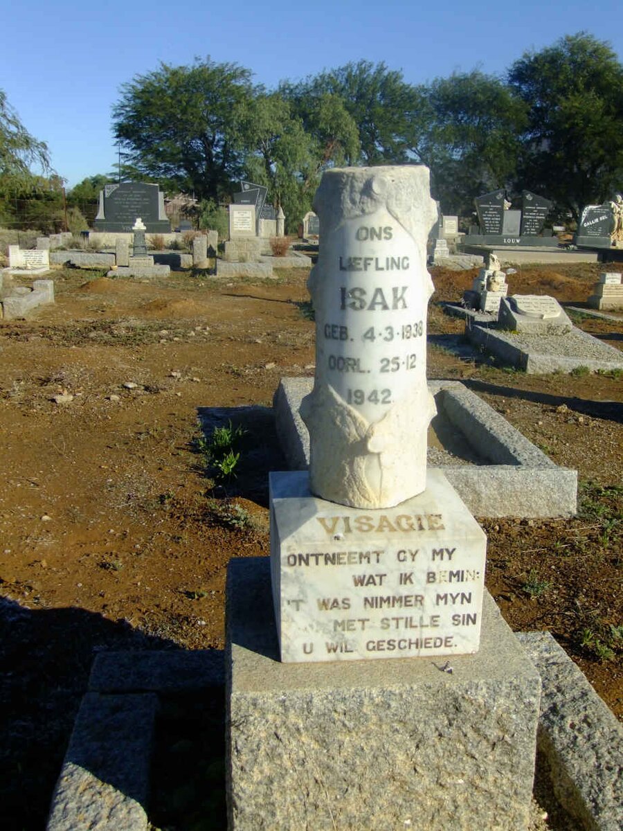 VISAGIE Isak 1938-1942