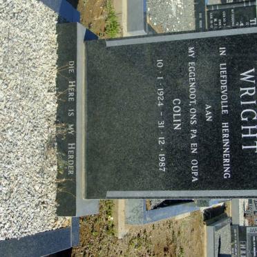 WRIGHT Colin 1924-1987