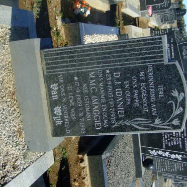 WYK D.J., van 1905-1978 &amp; M.M.C. STOMAN 1909-1993