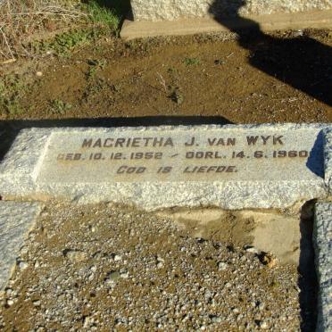 WYK Magrietha J., van 1952-1960