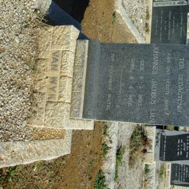 WYK Johannes Jacobus, van 1893-1962