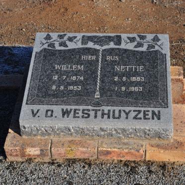 WESTHUYZEN Willem, v.d. 1874-1953 &amp; Nettie 1883-1963