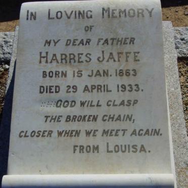 JAFFE Harres 1863-1933