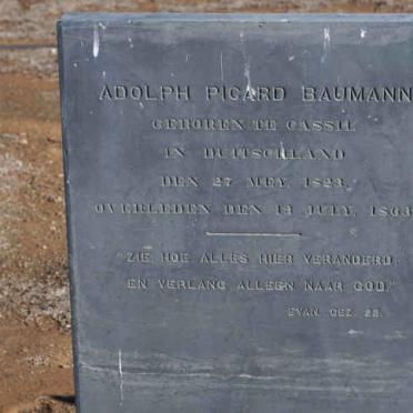 BAUMANN Adolph Picard 1823-1863