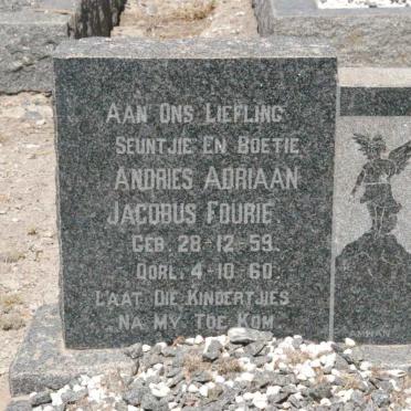 FOURIE Andries Adriaan Jacobus 1959-1960