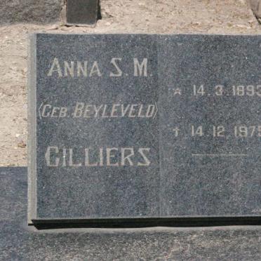 CILLIERS Barend 1891-1958 &amp; Anna S.M. BEYLEVELD 1893-1975