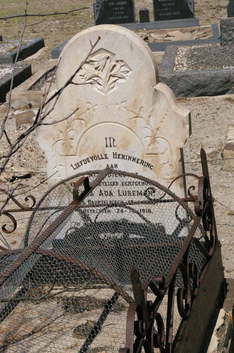 LUREMAN Ella Ada nee HAUPTFLEISCH 1893-1918