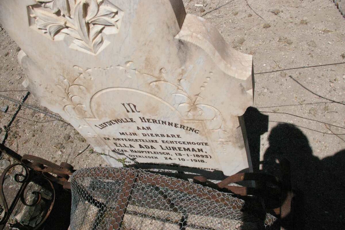 LUREMAN Ella Ada nee HAUPTFLEISCH 1893-1918