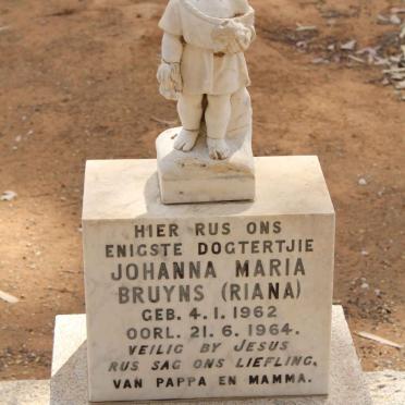 BRUYNS Johanna Maria 1962-1964