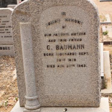 BAUMANN G. nee GOUSARD 1878-1943