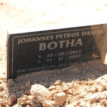 BOTHA Johannes Petrus Daniel 1936-2007