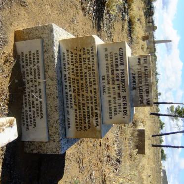 BENADE Gideon Francois 1902-1902