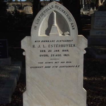 ESTERHUYSEN H.J.L. 1849-1921